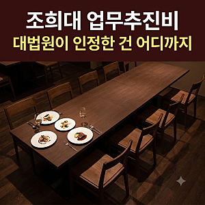 조희대 업무추진비 허위 인정과 사과, 업무추진비 뜻과 집행기준, 대법원장 업무추진비 인원....