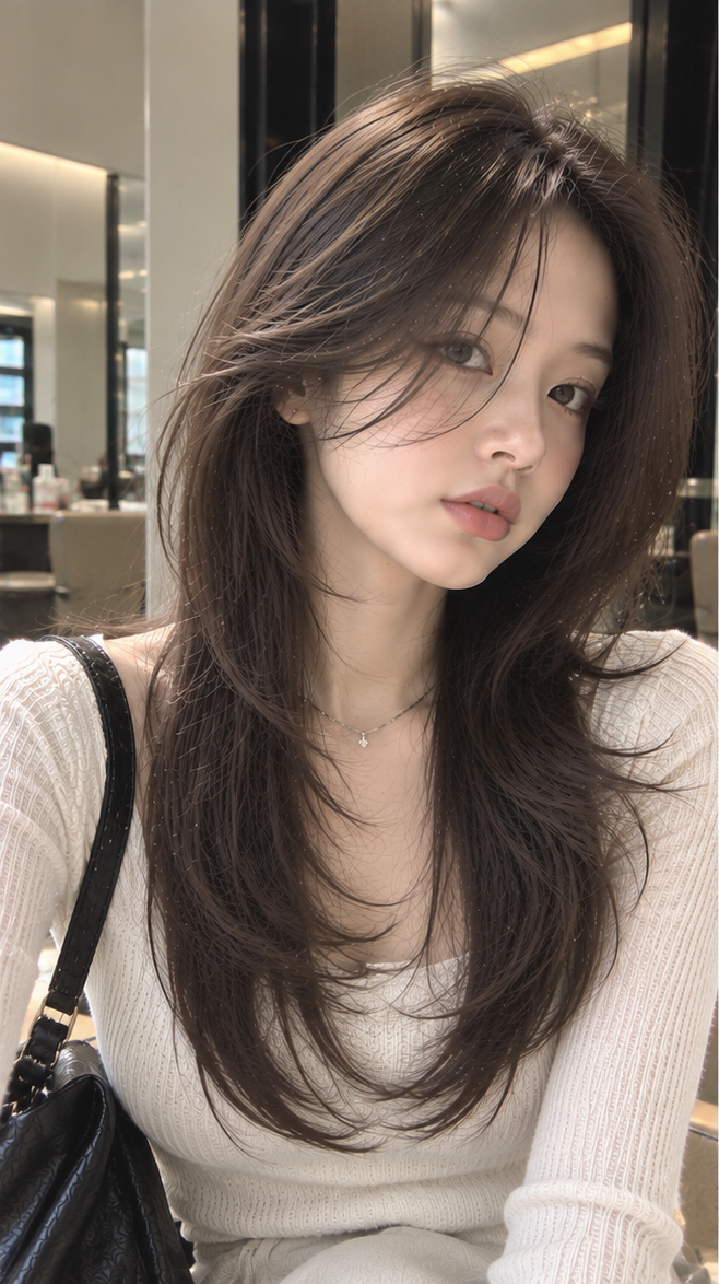 서현역미용실 레이어드펌, 커트만 했을 때와 다른 이유 | 준오헤어 서현역3호점 세린 수석실....