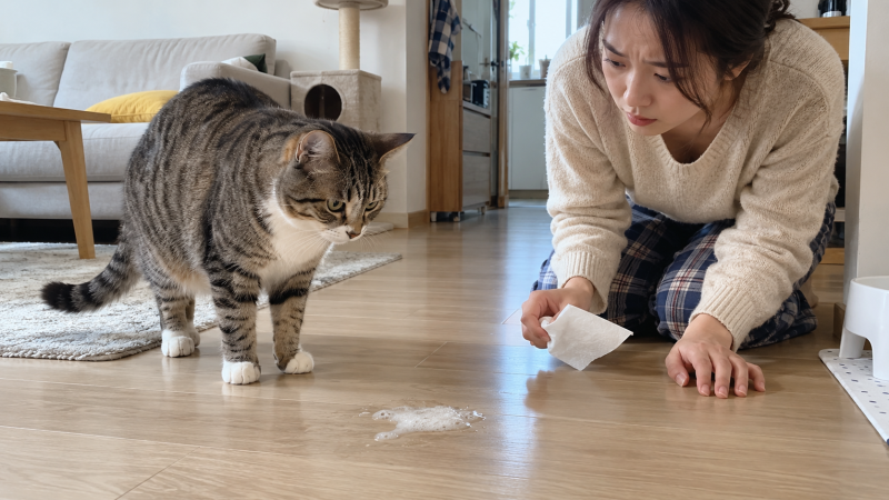 고양이 구토 색깔 6가지로 알아보는 건강 상태 체크법