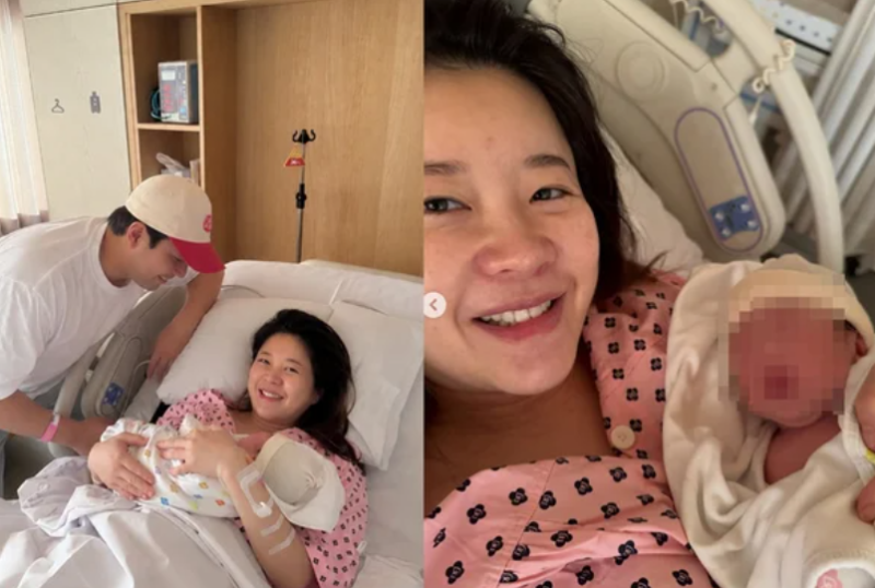 "자연분만 성공, 우리가 부모 됐다!" 김승혜♥김해준, 결혼 2년 만에 득녀... 감동의 신생아 딸....