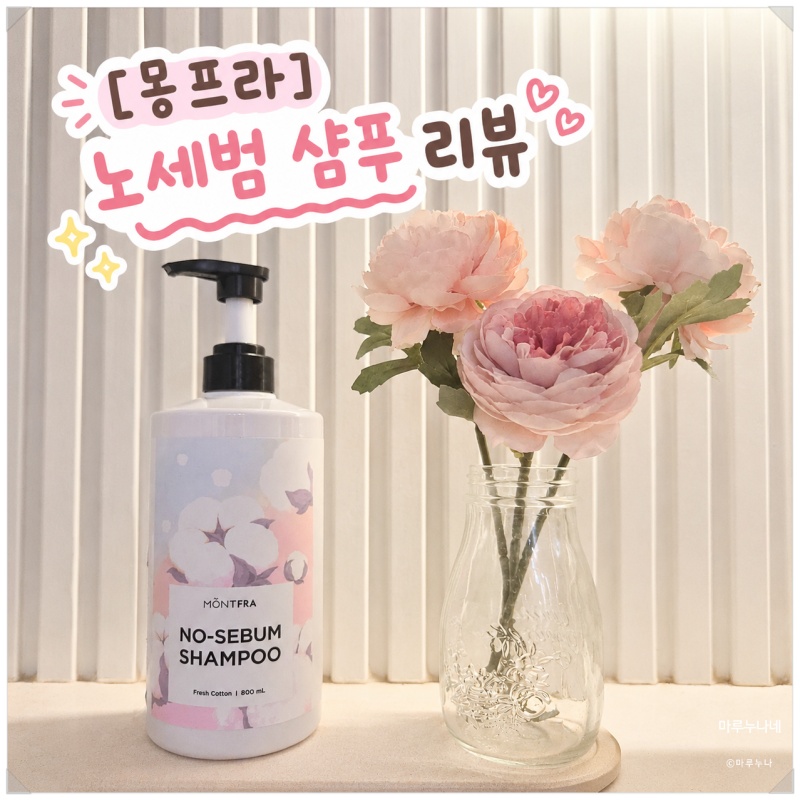 [몽프라노세범샴푸] 솔직 후기! 정수리 유분잡는 청소년샴푸 머리떡짐샴푸 지성샴푸 추천