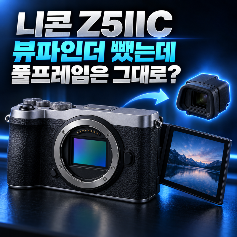 니콘 Z5IIC, 뷰파인더 뺐는데 풀프레임 입문기로 더 끌리는 이유