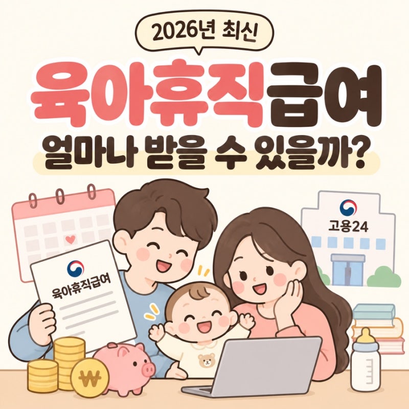 육아휴직급여 얼마나 들어올까? 금액 기간 조건 신청방법까지 총정리