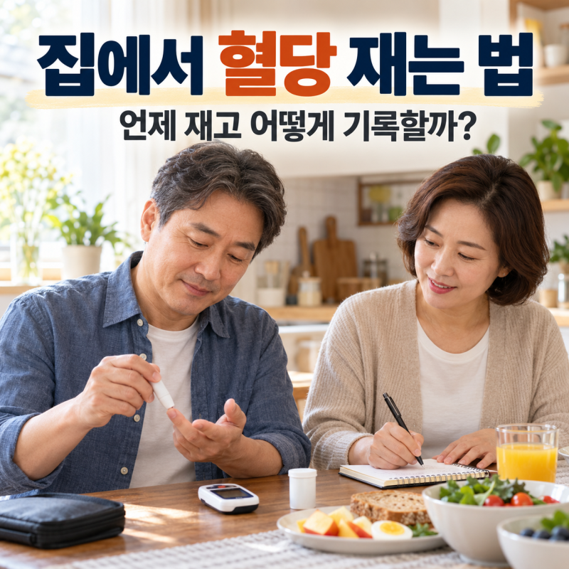 집에서 혈당 재는 법, 언제 재고 어떻게 기록할까? 혈당 측정 방법 총정리