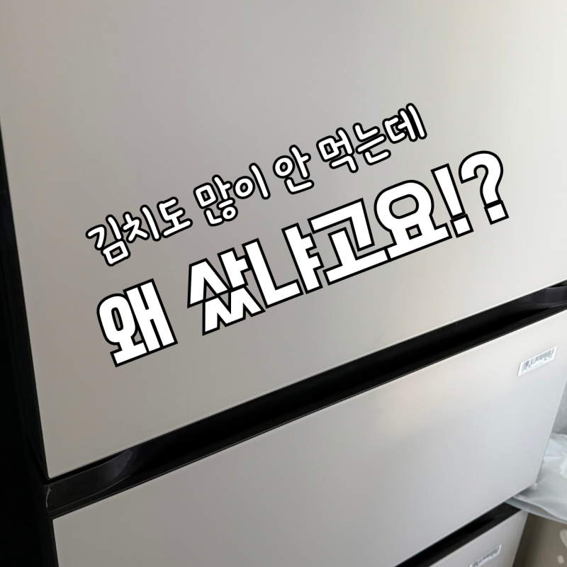 3인 가족 김치냉장고 추천, 300리터대 LG 3도어 핏앤맥스 고른 이유