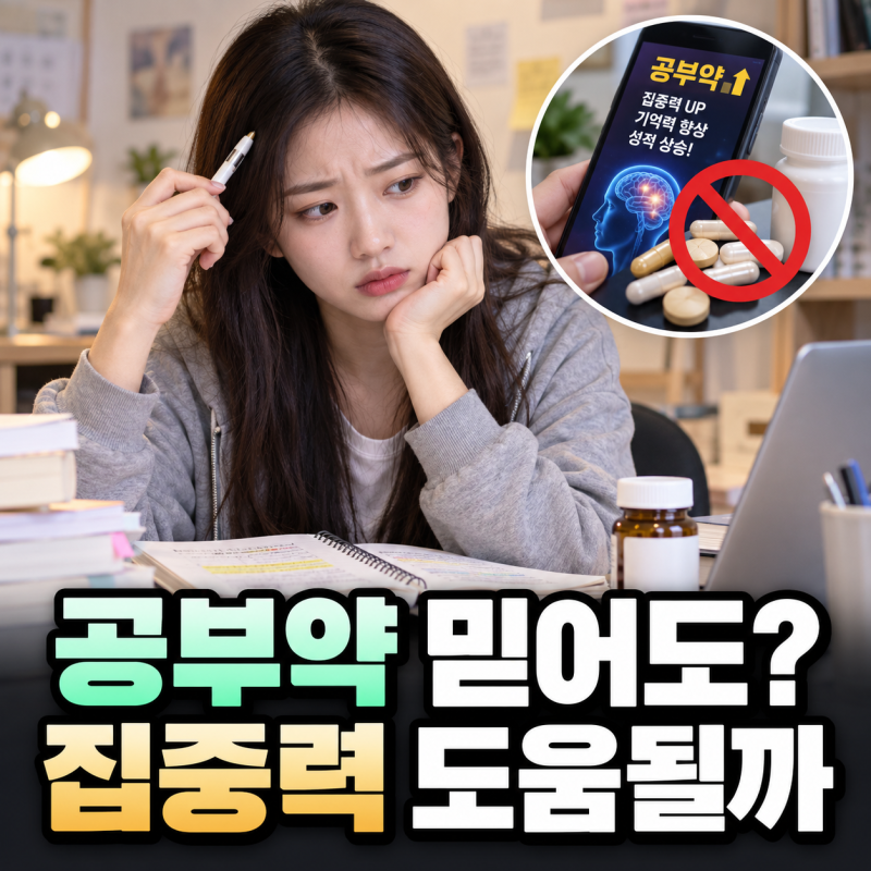 집중력 높이려고 먹는 ‘공부 잘하는 약’? 올해 불법광고만 1,733건 막혔습니다