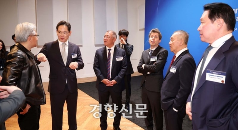 ‘이재용 회장 딸’ 이원주, 父와 첫 비즈니스 무대…뉴욕서 젠슨황 딸과
