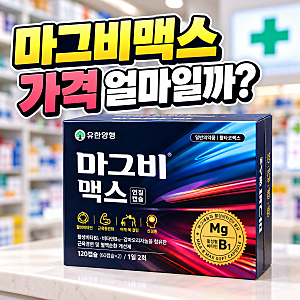 마그비맥스 가격 얼마일까? 유한양행 마그네슘 성분과 효능