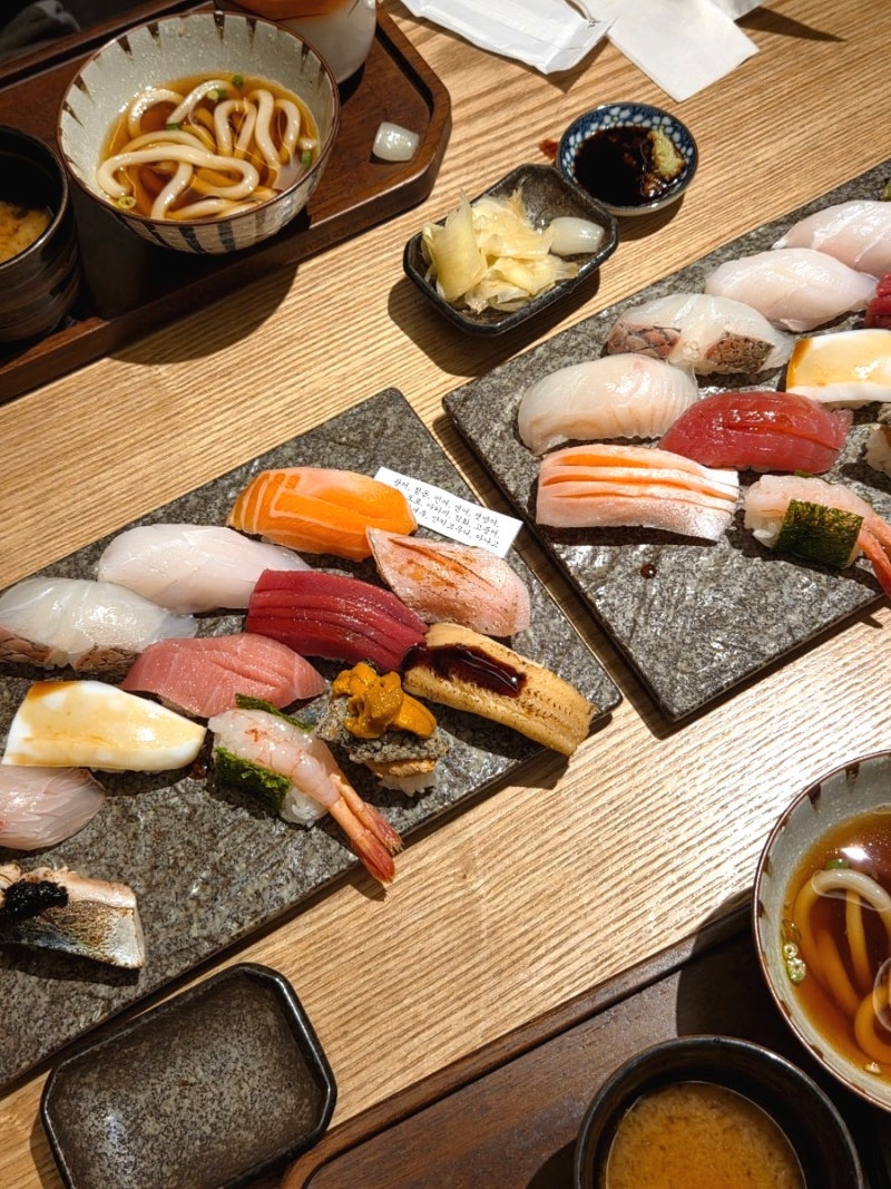 송도 스시 맛집 추천, 고쉐프의 신선한 초밥(송도점), 부모님과 데이트 성공적