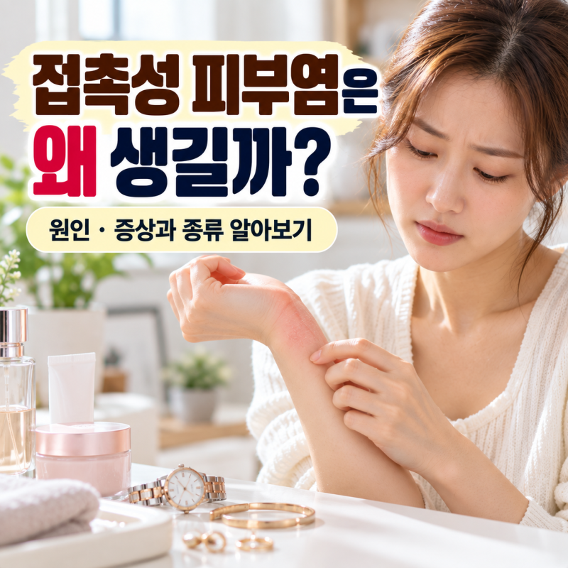 접촉성 피부염은 왜 생길까? 원인·증상과 종류 알아보기