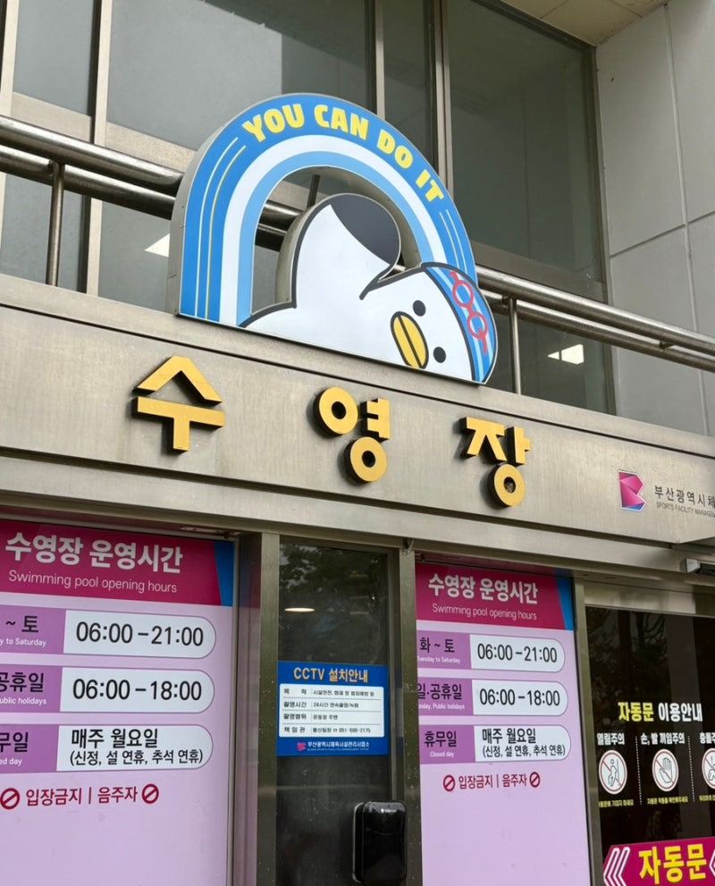 부산 사직실내수영장 주말 자유수영 후기(26년 9월)