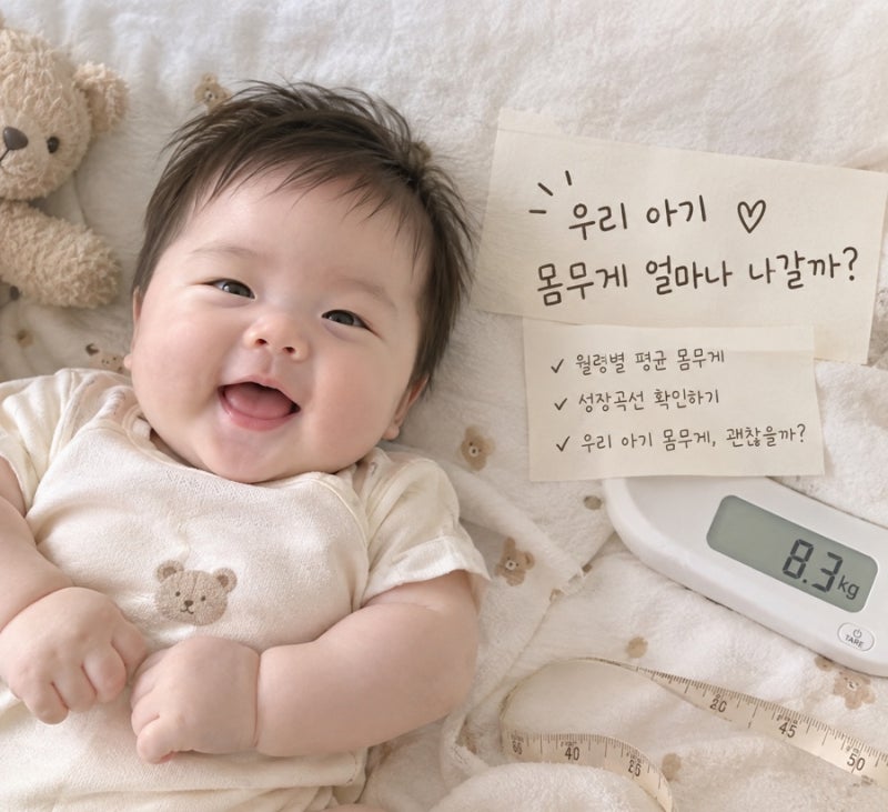 아기 몸무게 평균보다 많이 나가도 괜찮을까? 성장곡선 보는 법
