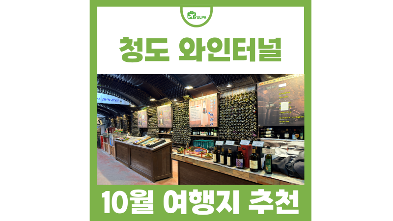October Travel Recommendation: Cheongdo Wine Tunnel in Gyeongbuk Cheongdo