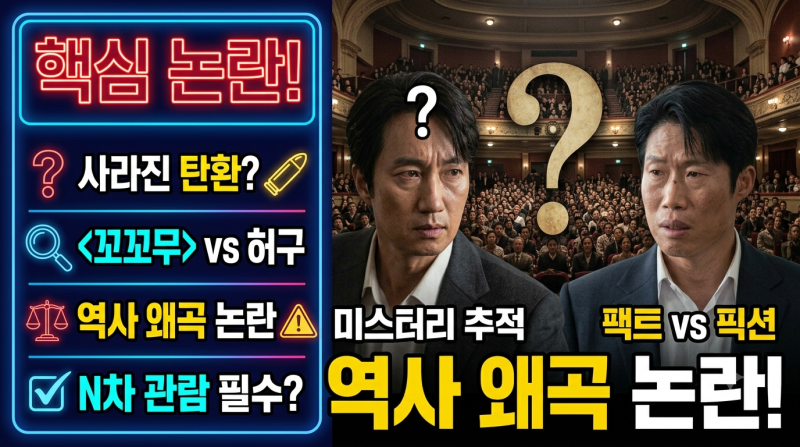영화 솔직 후기: 사라진 탄환과 역사 왜곡 논란 완벽 정리