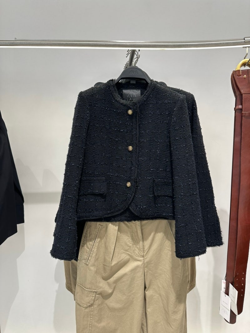 [ZARA] 여의도 IFC몰 자라 가을 신상 쇼핑 | 샤넬, 셀린느,입생로랑, 버버리 명품 맛 트위드 자켓....