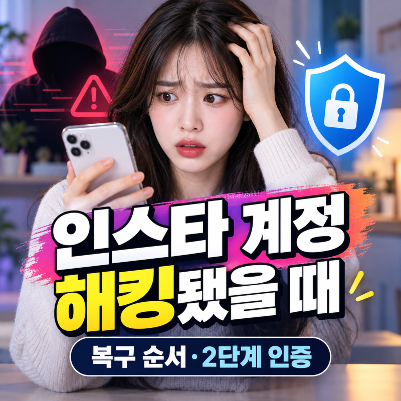 인스타그램 계정 해킹됐을 때 — 로그인 되는 경우와 안 되는 경우 복구 순서, 2단계 인증까....