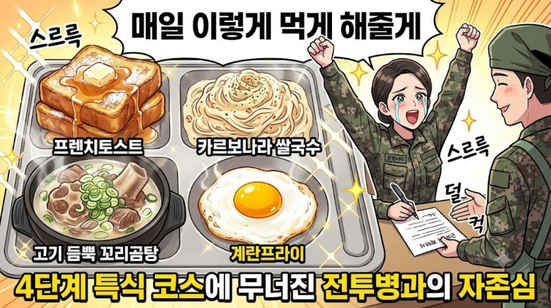 ‘신병4’ 곽준빈(곽튜브), 취사병으로 깜짝 등장해 김요한을 완벽 포섭한 비결은 무엇일까?