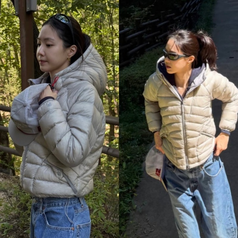 올겨울 경량패딩 고민이라면? 핫 셀럽들이 픽한 휠라 에어플로우!