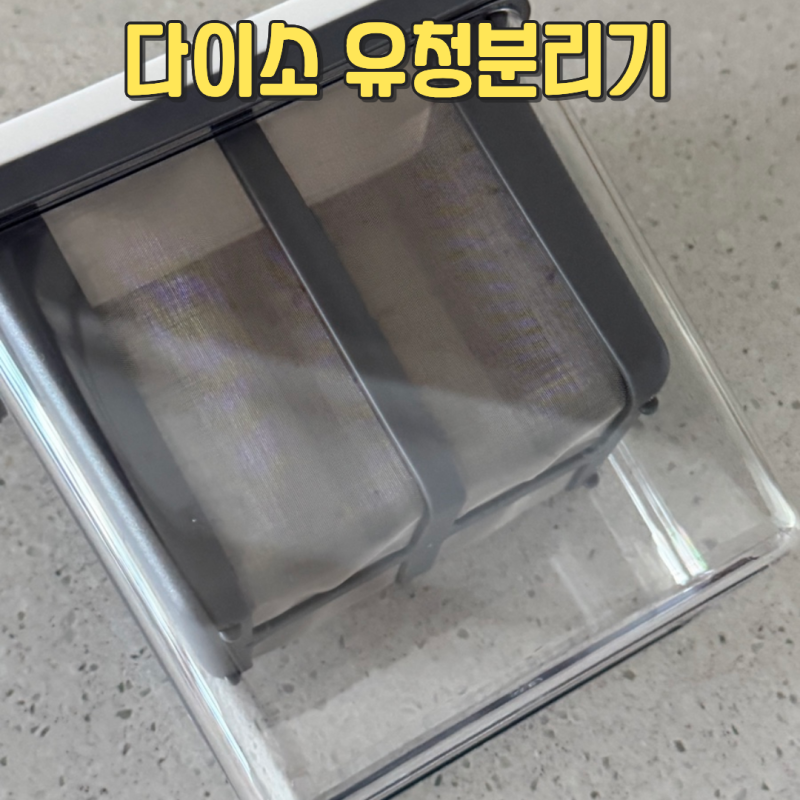 다이소 추천템 유청분리기 그릭요거트 만들기