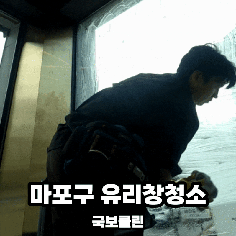 마포구 2층 통창 유리창 청소 고민 끝! 청소업체가 알려주는 깨끗해진 비결
