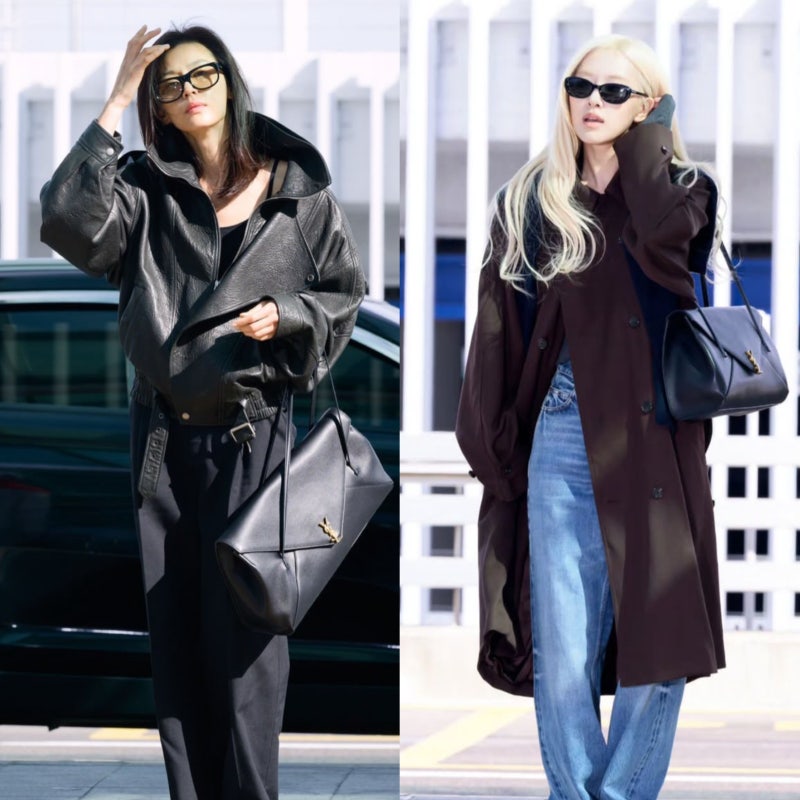 전지현 vs 로제, 같은 입생로랑 가방인데 왜 달라?
