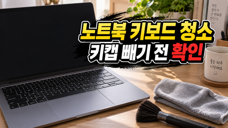 3분이면 번들거림 싹 사라지는 노트북 키보드 청소 꿀팁 BEST 5