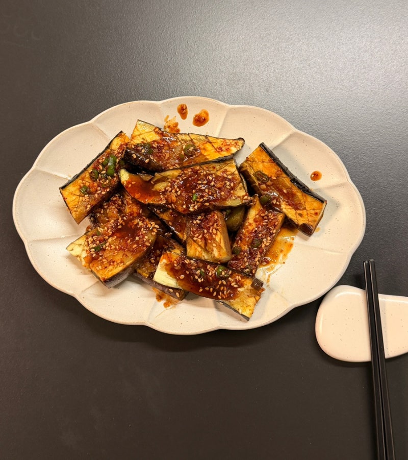 가지 싫어하는 남편도 맛있다고 한 가지구이 매콤달콤 양념장 레시피