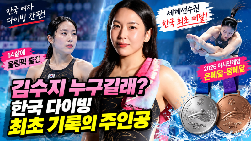 다이빙 김수지 프로필 총정리! 나이·키·소속부터 아시안게임 메달까지