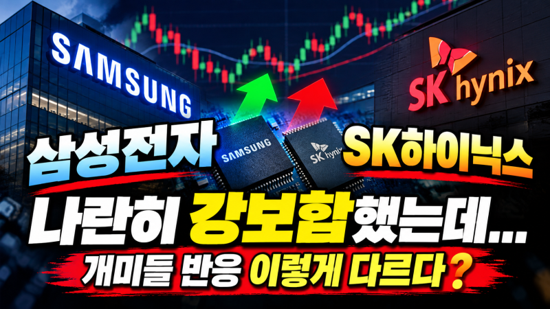 삼성전자·SK하이닉스 안 떨어졌는데도 개미들이 불안한 이유