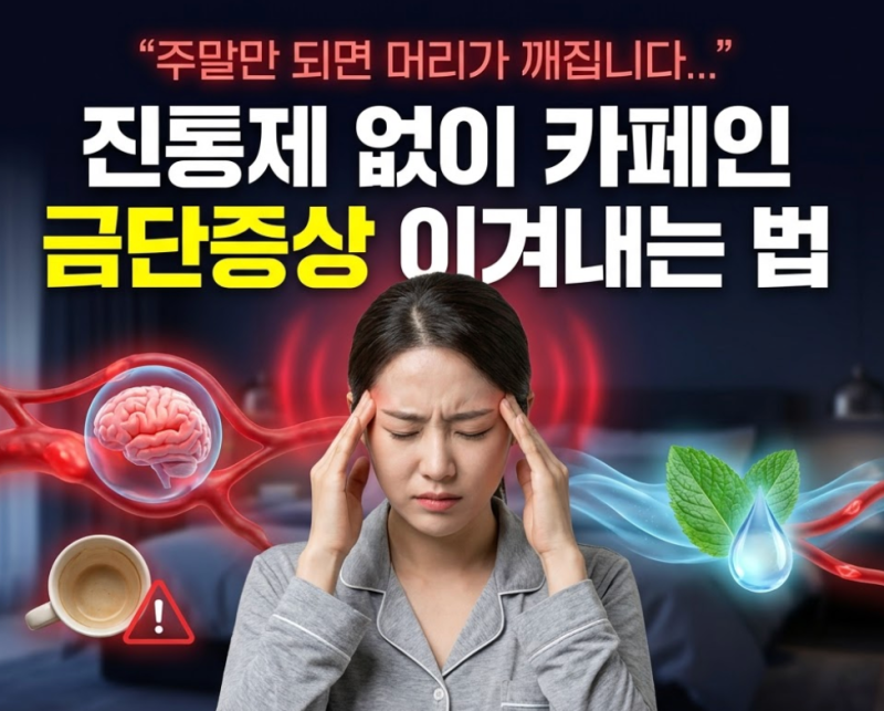 커피 두통 원인, 약 없이 카페인 금단증상 없애는 방법