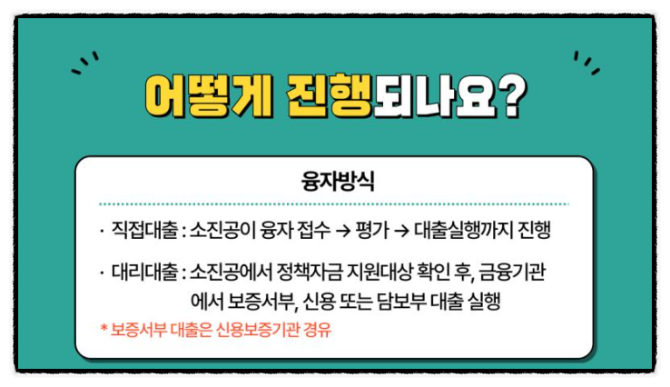 소상공인직접대출 vs 대리대출, 어떤 경우에 신청할까?