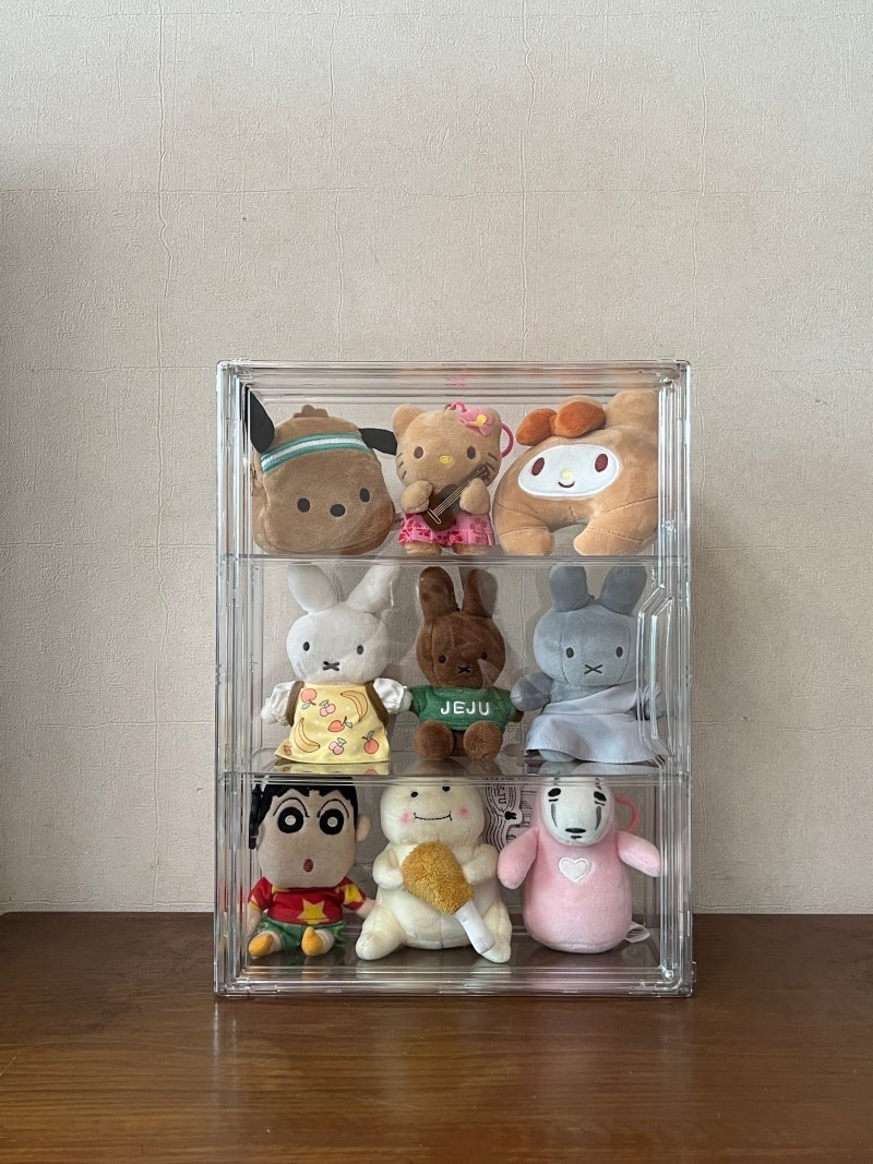 피규어와 인형 아크릴 3단 보관함 후기