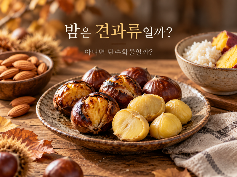 밤은 혈당 많이 올릴까? 군밤·삶은 밤 몇 알이 적당할까