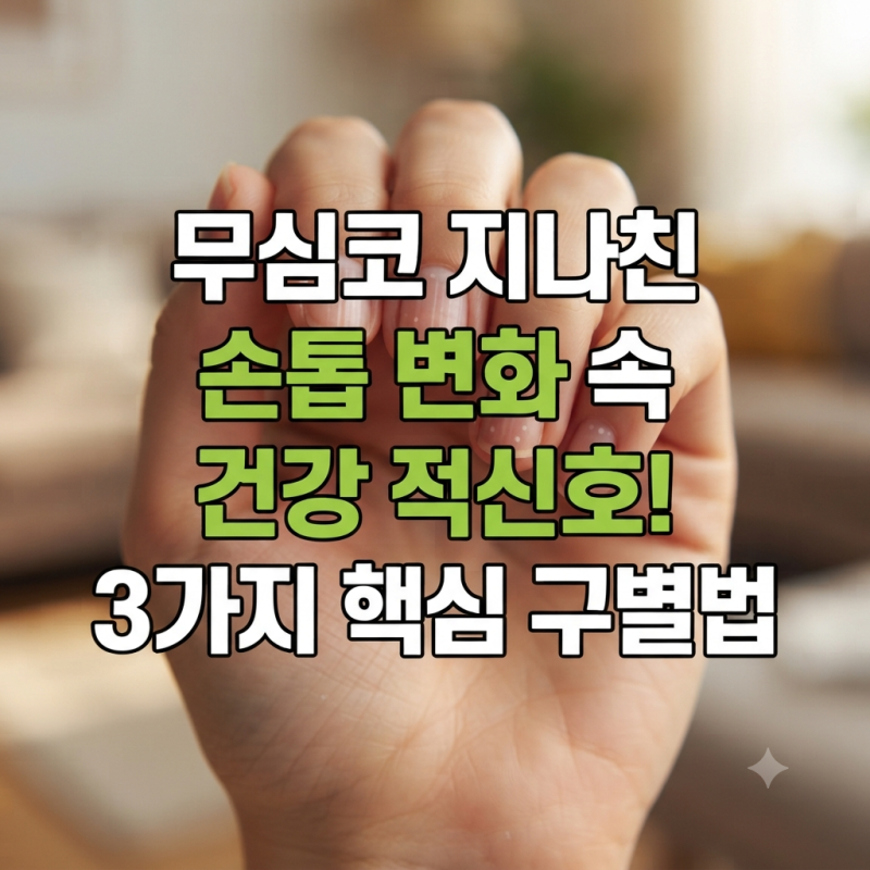 무심코 지나치기 쉬운 손톱 색깔과 모양의 변화, 건강 적신호 구별법