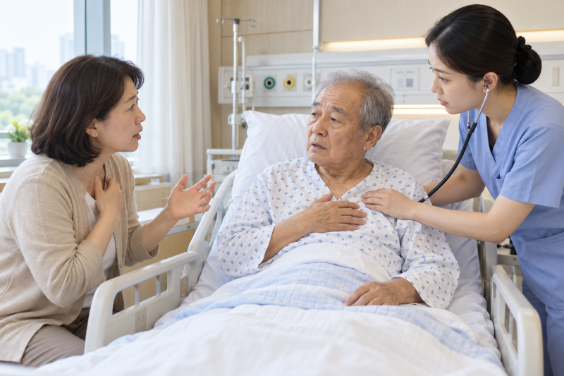 “밥 한 숟가락만 먹이면 안 될까요?” 흡인성 폐렴 환자의 금식, 보호자와 의료진이 함께 이....