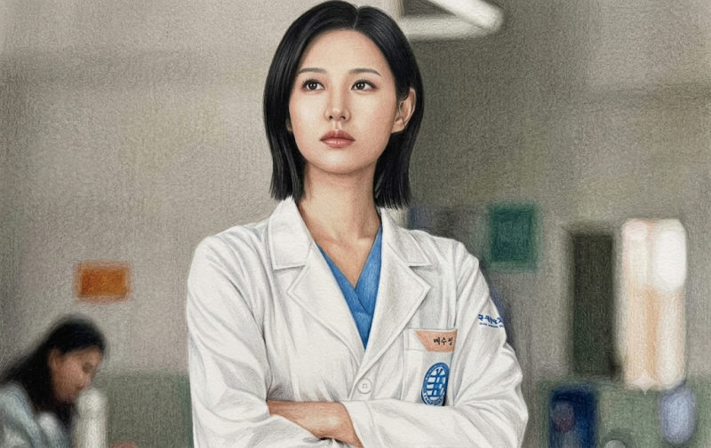 "홍해인 잊어라" 김지원, 서늘한 눈빛의 '메디컬 다크히어로' 파격 변신