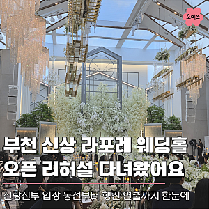 부천 신상 라포레 웨딩홀 오픈 리허설, 입장 동선부터 연출까지 직접 확인했어요