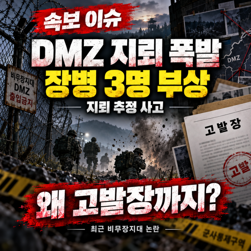 DMZ 지뢰 추정 폭발 사고 총정리｜장병 3명 부상부터 대통령·군 지휘부 고발장까지