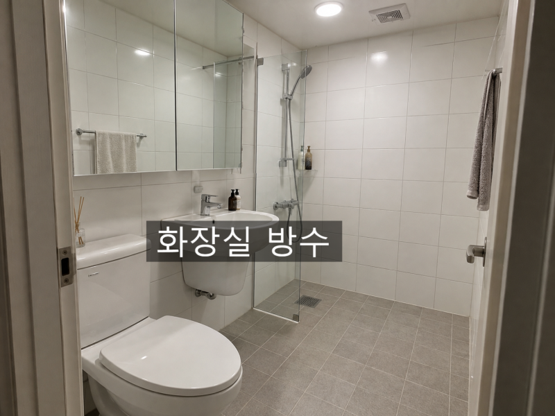 달성군 옥포읍·화원읍 방수공사, 화장실·베란다 아랫집 누수 타일을 다 뜯어야 할까요?
