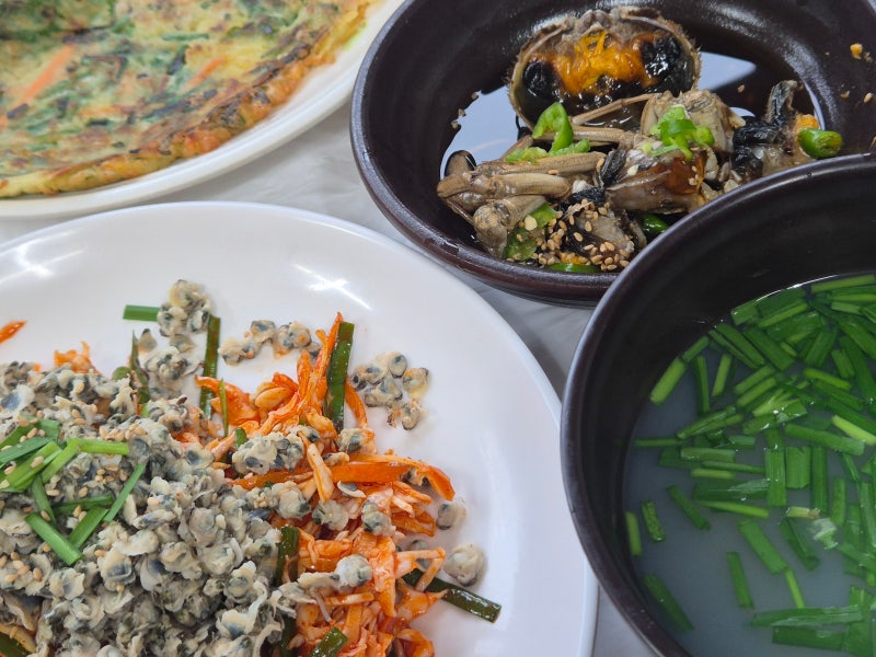 하동 재첩 맛집 해성재첩식당 하동본점 모듬정식 재첩국 후기