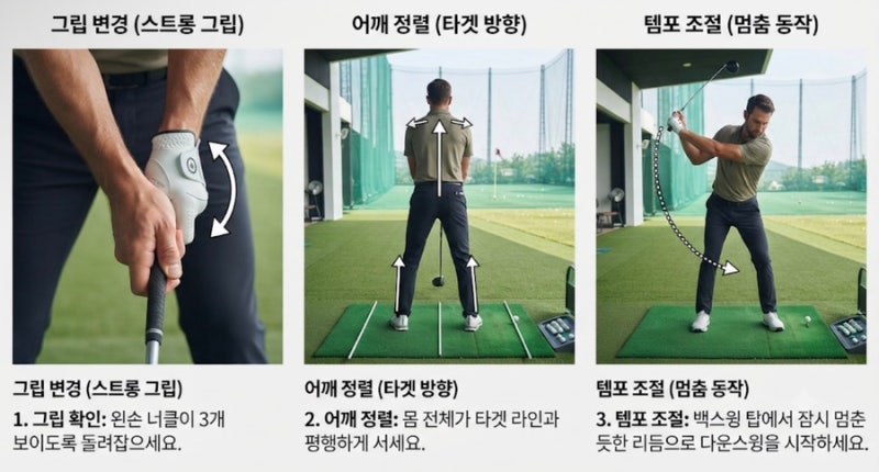 드라이버 슬라이스 고치는 가장 쉬운 방법 3가지 (초보자 필수 시청!)