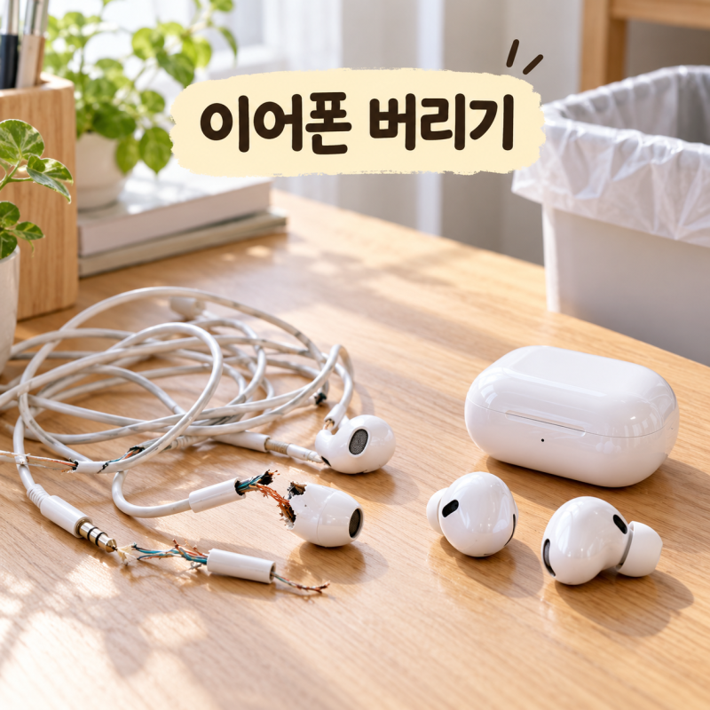 ‘줄이 끊어졌다면’ 고장 난 이어폰 버리는 법 전선과 플라스틱 생활폐기물 처리 방법