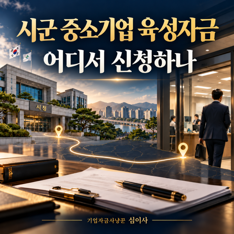 시군 중소기업 육성자금 어디서 신청하나?
