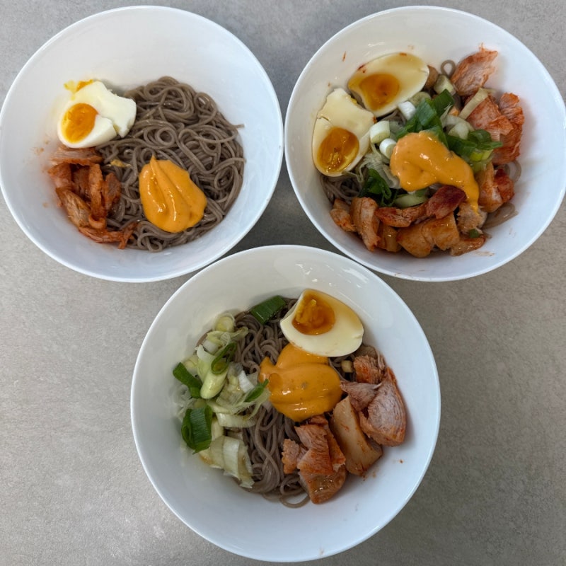 맛있는 다이어트 면요리 닭가슴살 메밀국수
