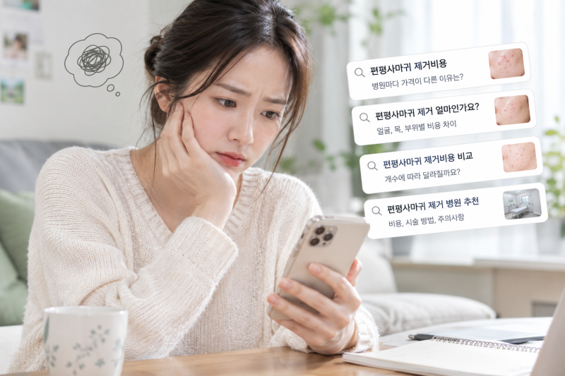 편평사마귀 제거하려고 보니 비용이 제각각이라고?