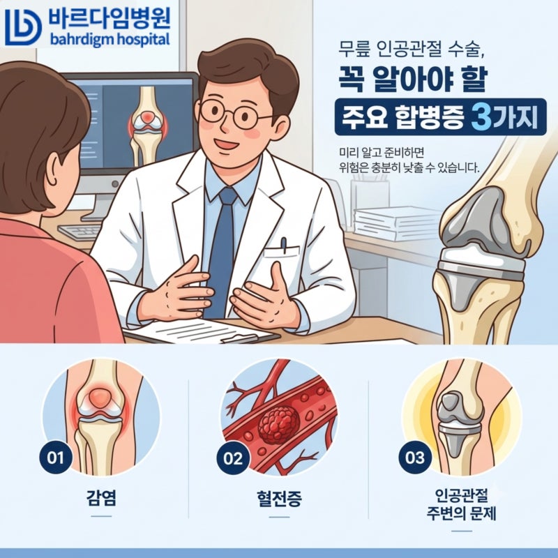인공관절 수술 부작용, 꼭 알아야 할 3가지