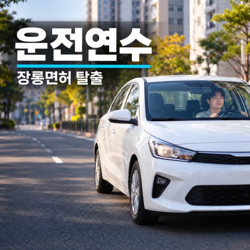 부산 자차 운전연수 내 차폭과 회전 감각 익히는 방법