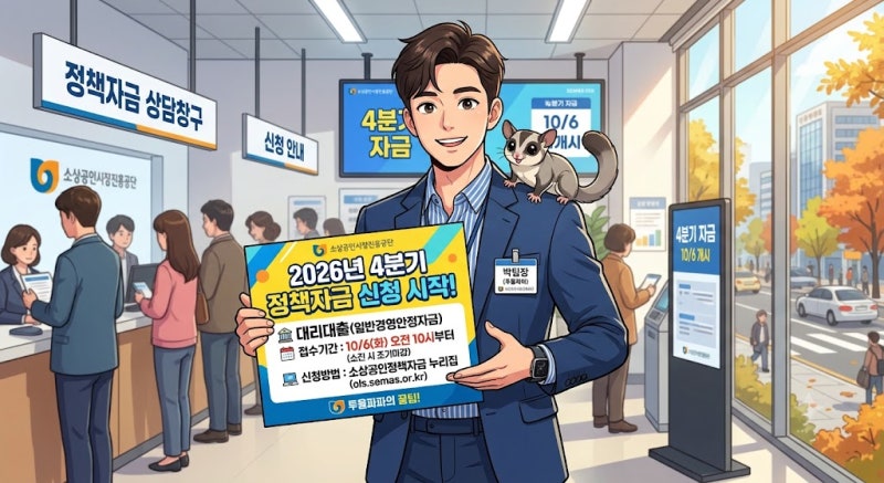 [10월정책자금(1)]소상공인시장진흥공단 4분기 일반경영안정자금 (대리대출) 완벽 해부