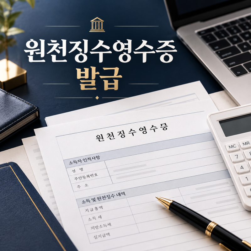 원천징수영수증 발급, 홈택스에 안 보이면? 퇴사자·올해 소득 확인 순서