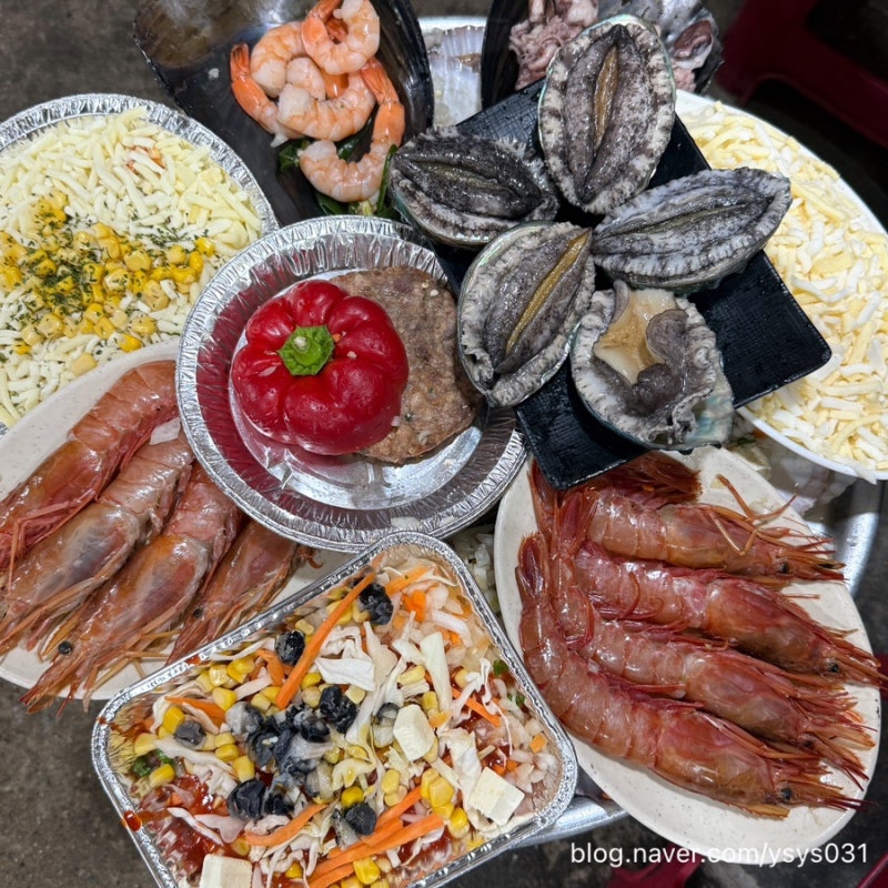 암남공원 조개구이 맛집 희자매 푸짐했던 부산 송도 조개구이